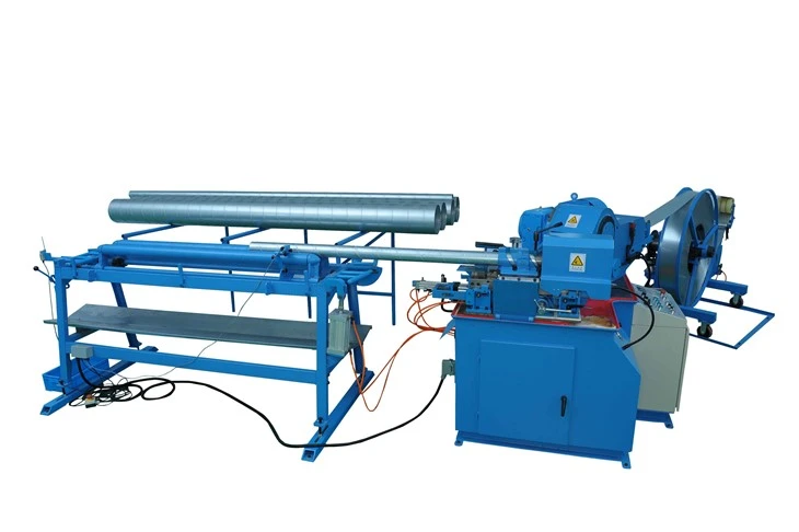 Spiralluftkanalfremstillingsmaskine Rund automatisk galvaniseret rørformningsmaskine